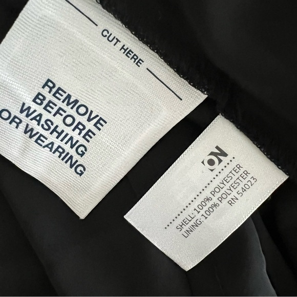 Black Halter Deep V-neck Maxi Dress with asymmetrical hem Size Medium Classic - Picture 6 of 8